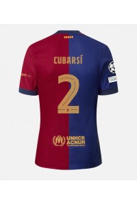 Fotbalové Dres Barcelona Pau Cubarsi #2 Domácí Oblečení 2024-25 Krátký Rukáv